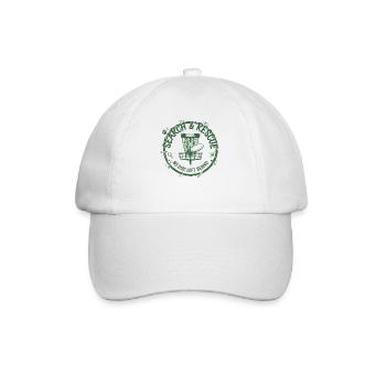 Recherche et sauvetage : aucun disque laissé derrière Disc golf - Casquette classique - blanc/blanc - Devant