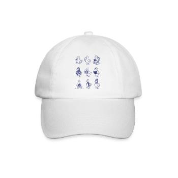 Équipe de canards au crochet drôle pour les amateurs de crochet - Casquette classique - blanc/blanc - Devant