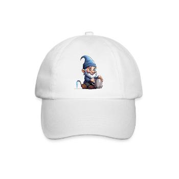 GnomePotterBlue - Casquette classique - blanc/blanc - Devant