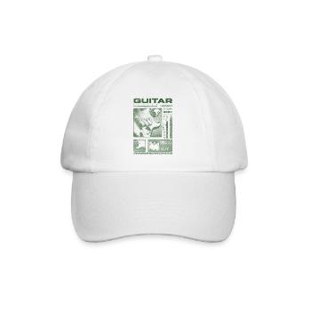 Guitariste Guitariste Rock Musicien streetwear - Casquette classique - blanc/blanc - Devant