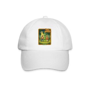 Don't Talk to Strangers – Retro Alien Design - Baseball Cap - white/white - Front