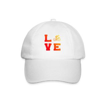 Graphique vélo de route pour vélo de route - Casquette classique - blanc/blanc - Devant