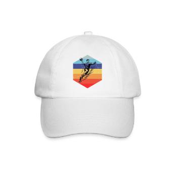 In a nutshell, men's handball - Baseball Cap - white/white - Front