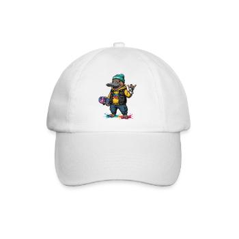 Duck Bill Street Punk Hoodie - Baseball Cap - white/white - Front