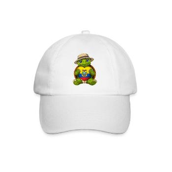 Tortue équatorienne - Casquette classique - blanc/blanc - Devant
