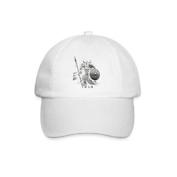 Légende viking viking marin Odin Raven Fighter - Casquette classique - blanc/blanc - Devant