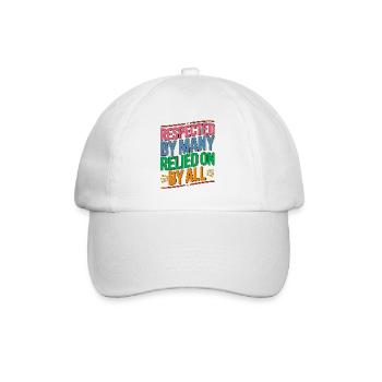 ER Nurse Respected By Many Relied On Trauma Nurse - Baseball Cap - white/white - Front