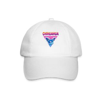Chihuahua Chihuahueño 80s 90s - Baseballkappe - Weiß/Weiß - Vorne