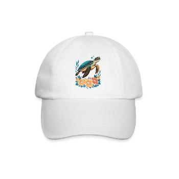 Sea Turtle Ocean Addict Design - Casquette classique - blanc/blanc - Devant