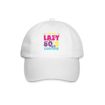 This is my Lazy 80's 80's Costume Costume - Baseball Cap - white/white - Front