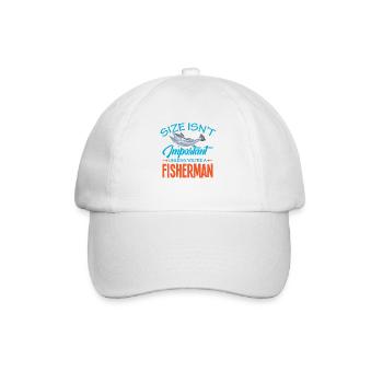 Angeln Angler Fische Fischer Sprüche Petri Heil - Baseballkappe - Weiß/Weiß - Vorne