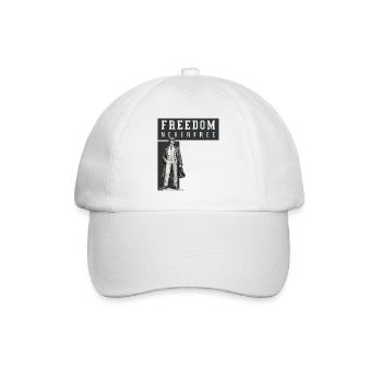 Freedom Never Free - Baseball Cap - white/white - Front