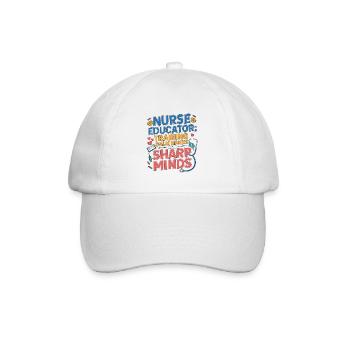 Nurse Educator Training Calm Nurse Practitioner - Baseballkappe - Weiß/Weiß - Vorne