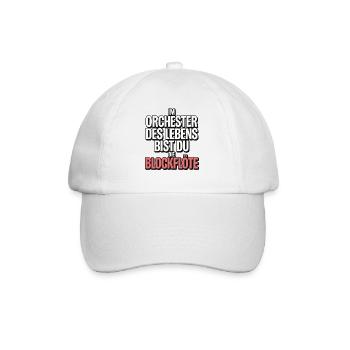 Orchestra of Life Recorder Design - Baseball Cap - white/white - Front
