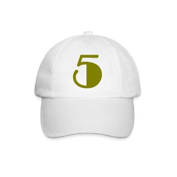 5. JUBILÄUM. 5 JAHRE. 5. JUBILÄUM - Baseballkappe - Weiß/Weiß - Vorne