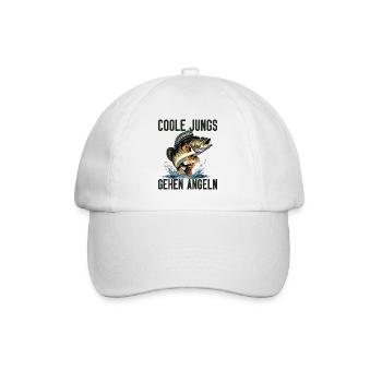 Fishing Angler Fisherman Fish Funny Angler Saying - Baseball Cap - white/white - Front
