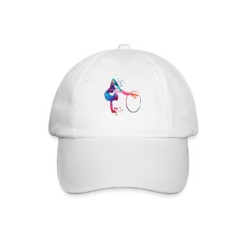 Gymnastique, cercleaux, gymnastique rythmique - Casquette classique - blanc/blanc - Devant