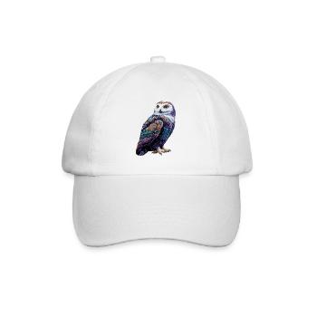 Chouette blanche Chouette Chouette Chouette Chouette Chouette Chouette des neiges - Casquette classique - blanc/blanc - Devant
