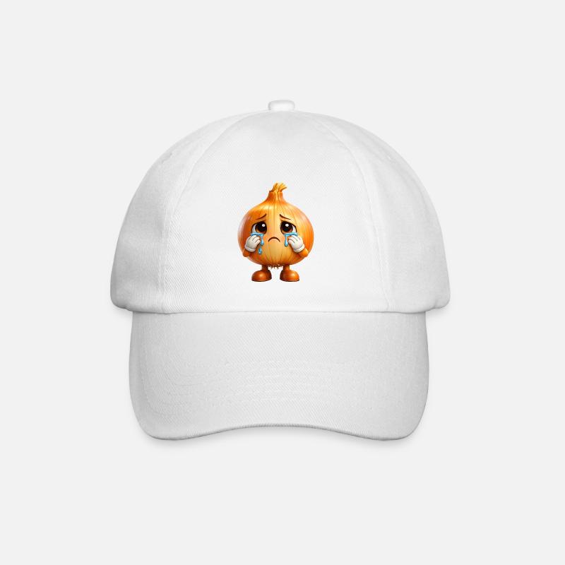 Zwiebeltränen Maskottchen - Baseballkappe - Weiß/Weiß