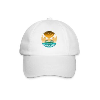 Safari Afrique Faune du Serengeti Crocodile d’Halloween - Casquette classique - blanc/blanc - Devant