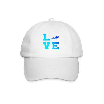 Motif emblématique de la plongée - Casquette classique - blanc/blanc - Devant