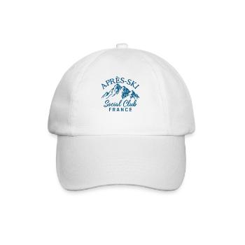 Après Ski Social Club Italy Skiing - Baseball Cap - white/white - Front