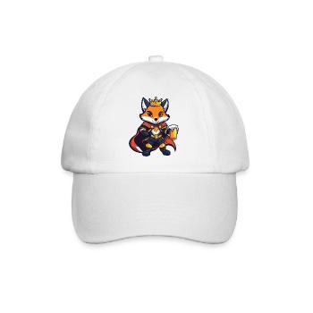 Roi de la Bière Fox - Casquette classique - blanc/blanc - Devant