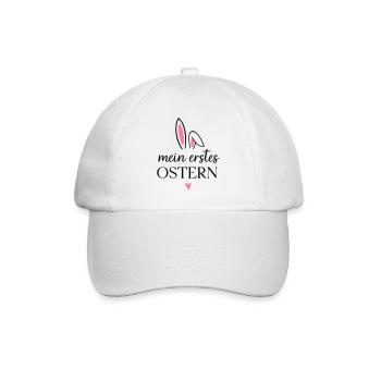 Ma première Pâques | Tenue : premier bébé de Pâques - Casquette classique - blanc/blanc - Devant