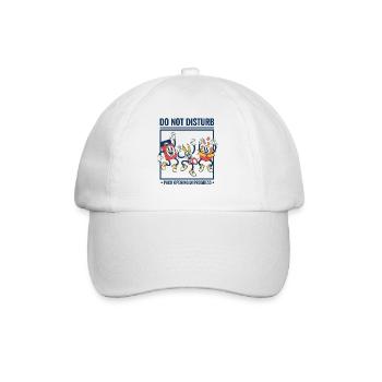 Ne pas interrompre l’ouverture de paquets en cours de trading - Casquette classique - blanc/blanc - Devant