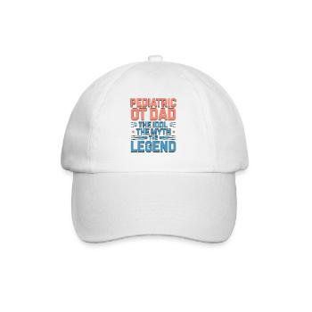 Pediatric OT Dad The Idol The Pediatric Therapist - Baseball Cap - white/white - Front