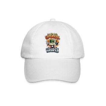 Kein Upgrade, ich war schon immer Version 1.0 - Baseballkappe - Weiß/Weiß - Vorne
