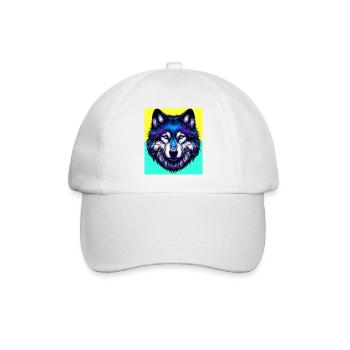 Loup - Casquette classique - blanc/blanc - Devant