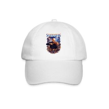 Violin in the Storm: Lightning Music - Baseball Cap - white/white - Front