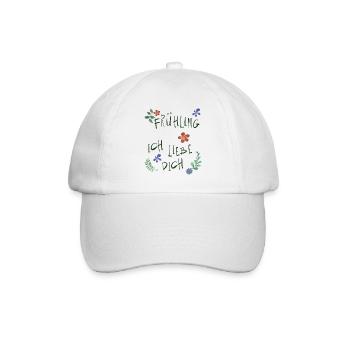 Spring Love You - Baseball Cap - white/white - Front