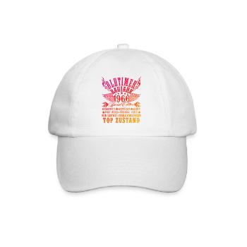 60th Birthday 60 Years Decoration 1965 Gift Funny - Baseball Cap - white/white - Front