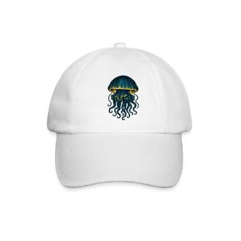 Galaxie méduse des profondeurs lumineuses - Casquette classique - blanc/blanc - Devant