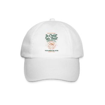 sourdough In Crust We Trust bread baking baker - Baseball Cap - white/white - Front