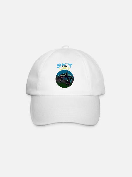 Saut en hauteur : Le ciel est la limite ! - Casquette classique - blanc/blanc