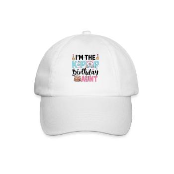 I'm The K-Pop Birthday Aunt - Baseball Cap - white/white - Front