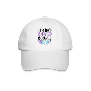 I'm The K Pop Birthday Dad - Baseball Cap - white/white - Front