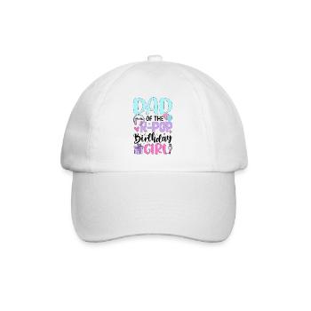 Dad Of The K Pop Birthday Girl - Baseball Cap - white/white - Front