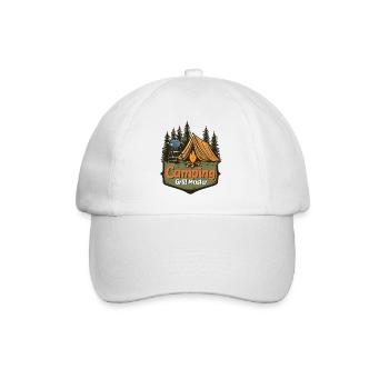 Camping Grilling Dicton, Camping Grill Master Camper - Casquette classique - blanc/blanc - Devant