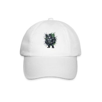 Kraftgorilla Spritzer-Style - Baseball Cap - white/white - Front