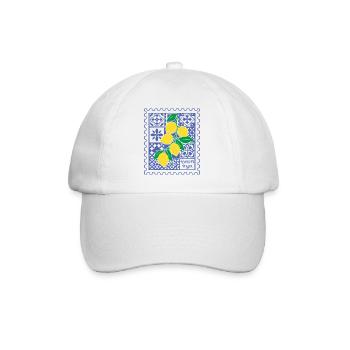 Italy Lemons Italia Amalfi Coast Summer - Baseball Cap - white/white - Front
