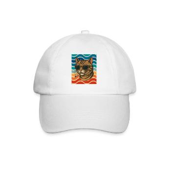 Lunettes de soleil d’été pour chat - Casquette classique - blanc/blanc - Devant