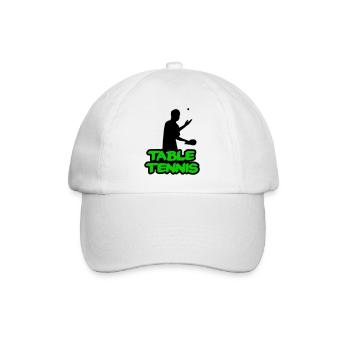 Neon Graffiti Table Tennis Lettering - Baseball Cap - white/white - Front