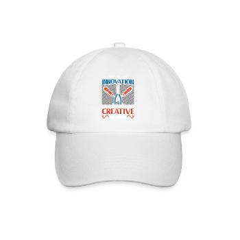 Électricien, technicien en électronique, électricien - Casquette classique - blanc/blanc - Devant