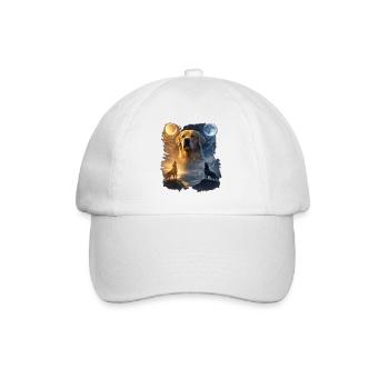 Moon Guardian Labrador Retriever - Baseball Cap - white/white - Front
