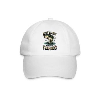 Pêche Pêcheur Garçon Pêche Pêche Dire Enfants - Casquette classique - blanc/blanc - Devant