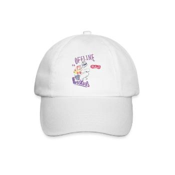 Offline - Baseball Cap - white/white - Front